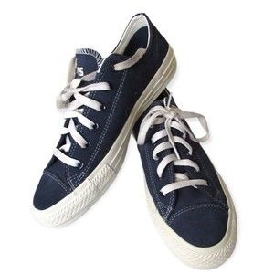 Converse Chuck Taylor All Star Pro Womens Size 9 Suede Obsidian Blue Skate Shoes
